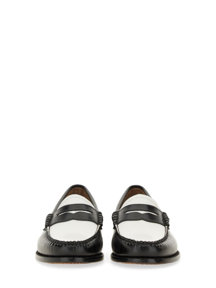 G.H. Bass Moccasin Weejuns Penny Loafers With Hand-Stitched Detailing