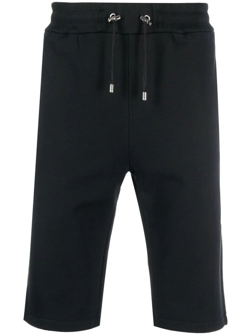 Balmain Bermuda Shorts With Elastic Waistband And Drawstring Closure