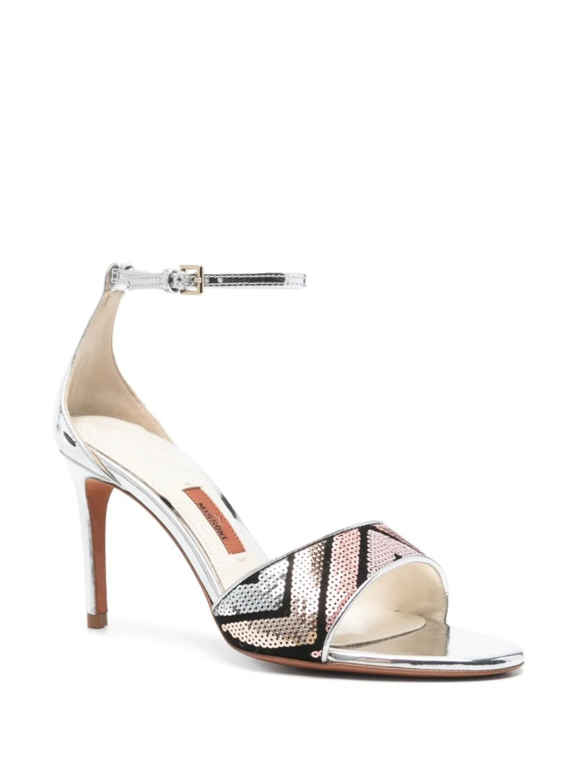 Missoni Open-Toe Minimalist Straps Sandals