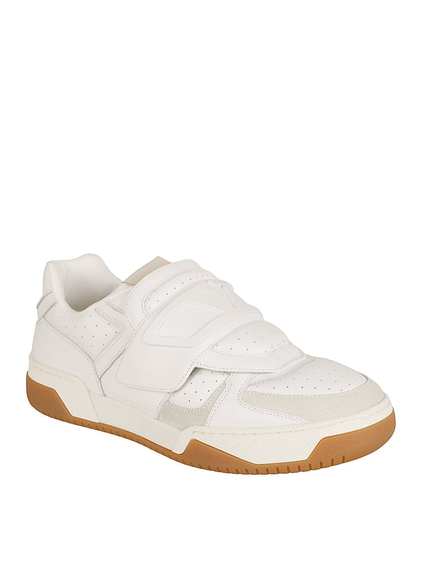 Valentino Garavani White Calfskin Sneakers With Velcro