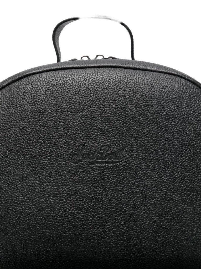 Mc2 Saint Barth Matte Black Minimalist Backpack