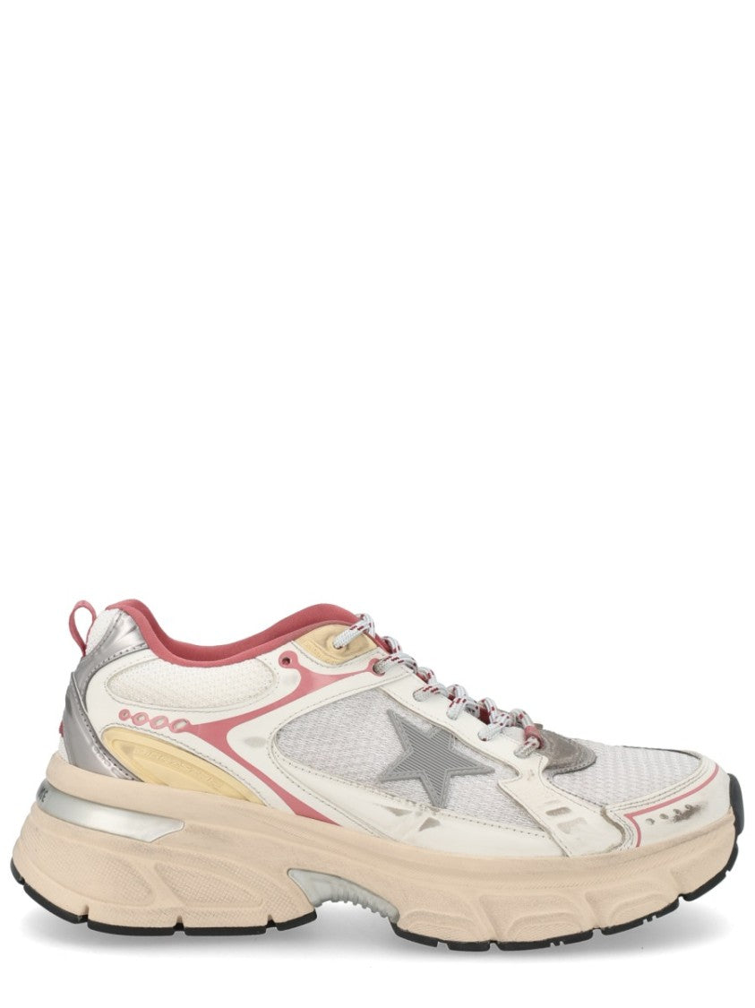 Golden Goose Lightstar Distressed Layered Chunky Sneakers