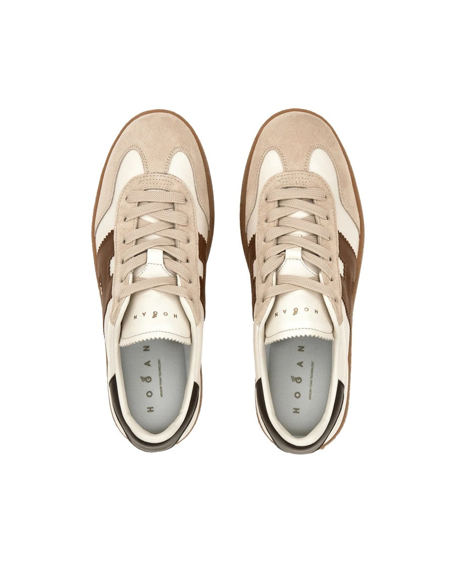 Hogan Cool Ivory/Beige/Brown Sneakers