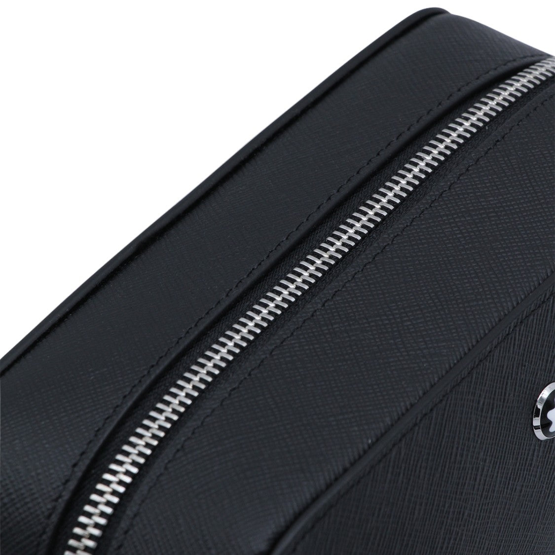 Montblanc Structured Black Bag With Top Handle