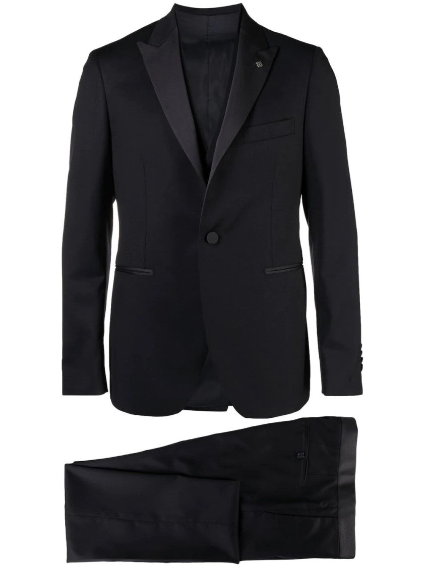 Tagliatore Tailored Black Suit
