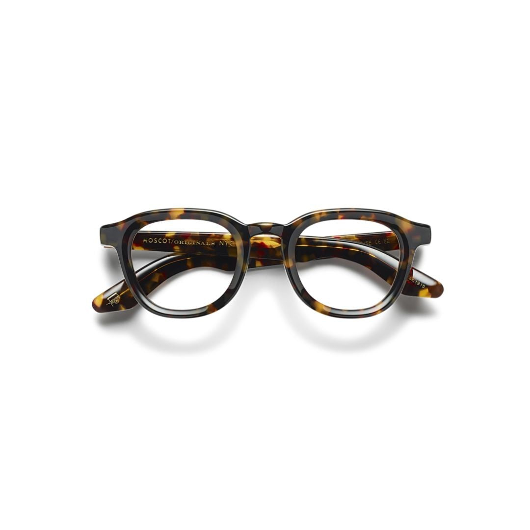 Moscot Tortoiseshell Acetate Rectangular Eyeglasses
