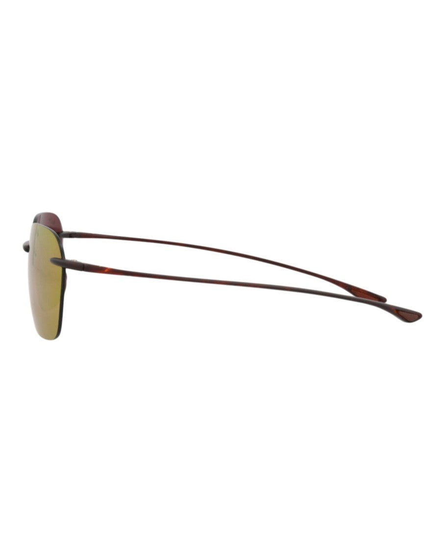 Maui Jim Square-Frame Injection Sunglasses With Polarized Gradient Lenses