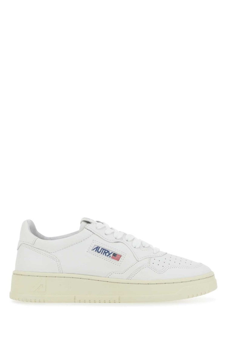 Autry White Leather Medalist Sneakers