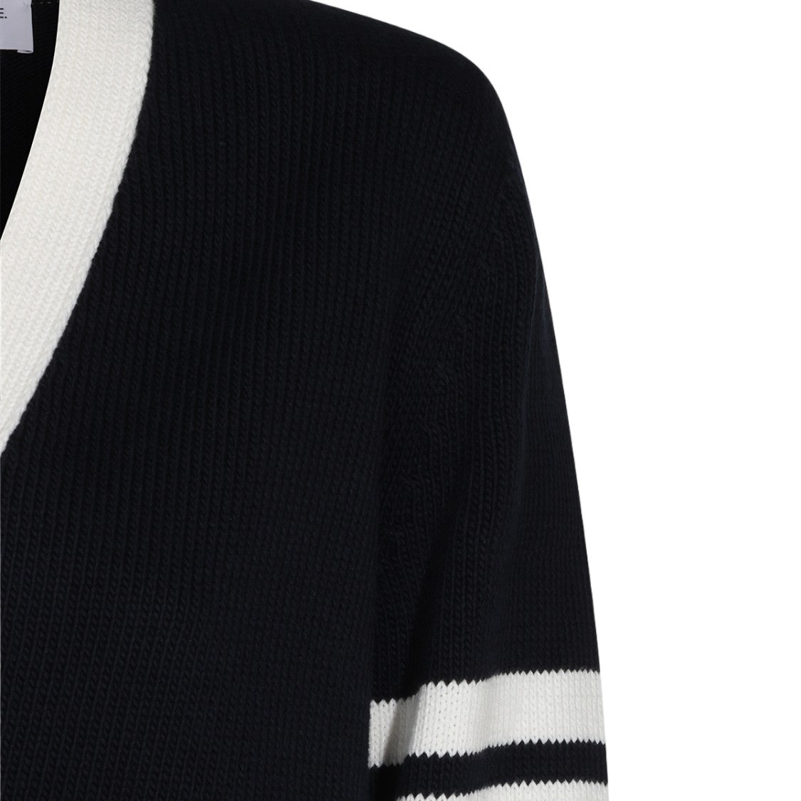 Thom Browne Button-Down Cardigan With Dachshund Silhouette And Striped Accents