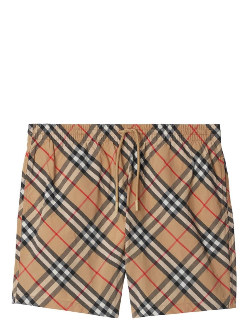 Burberry Check Print Bermuda Swimwear