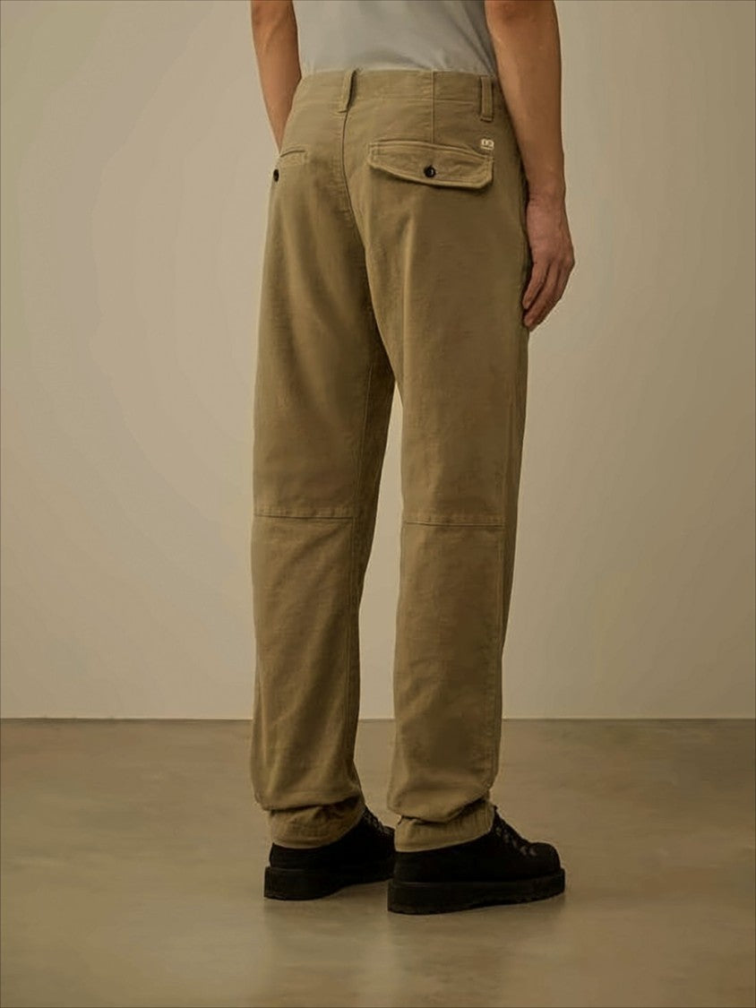 C.P. Company Relaxed Fit Moleskin Stretch Cargo Pants