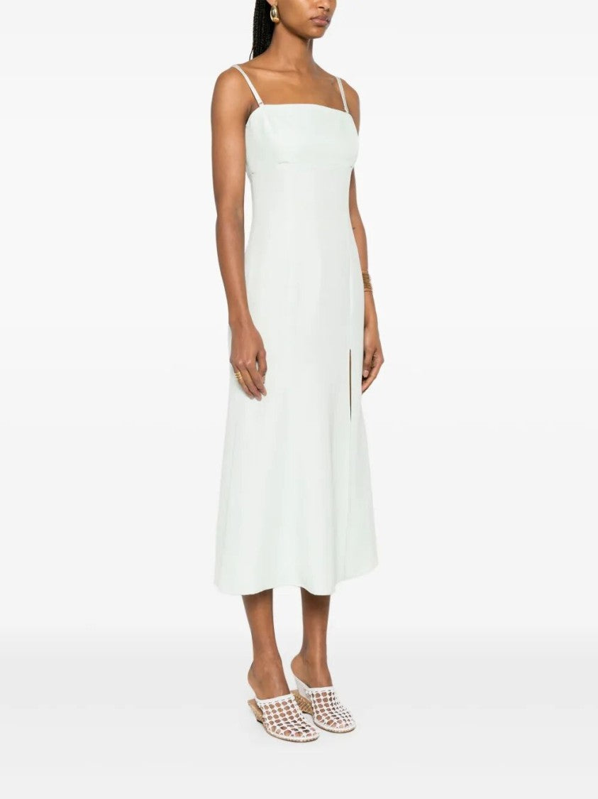 Twin-Set Fitted Midi Dress With Thin Straps
