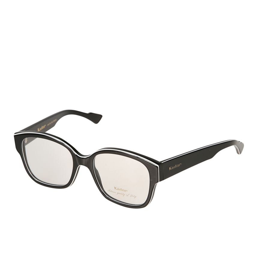 Kador Toska Bold Rectangular Frame Eyeglasses With Glossy Finish