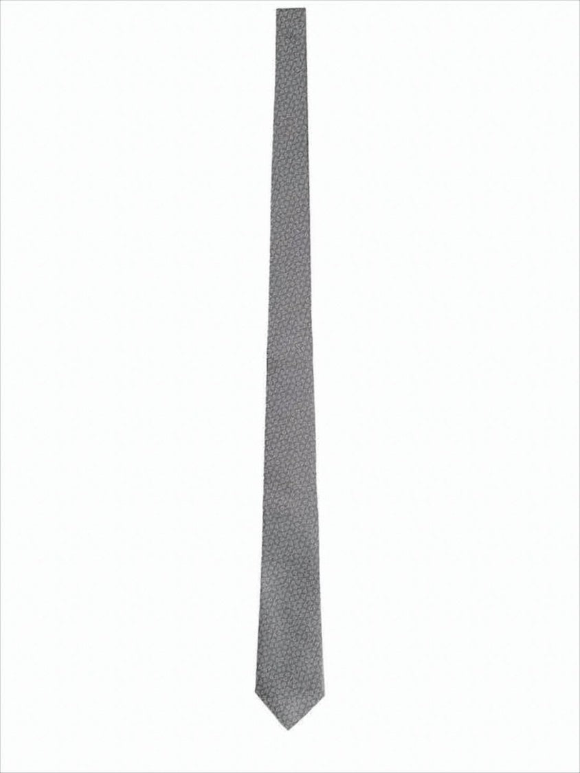 Gucci Silk Jacquard Tie With Refined Texture