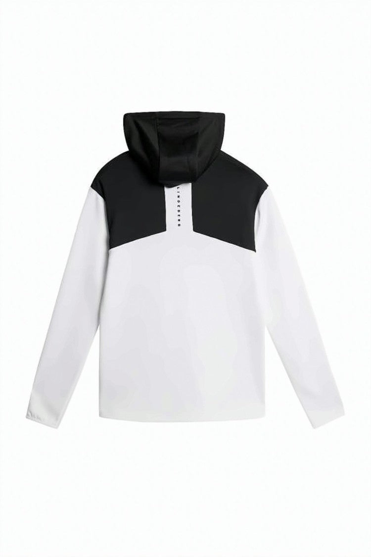 J Lindeberg Two-Tone Hooded Activewear Top