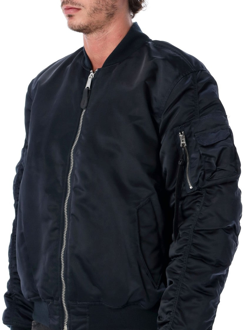 Alpha Industries Classic Ma-1 Uv Zip Ribbed Bomber Jacket