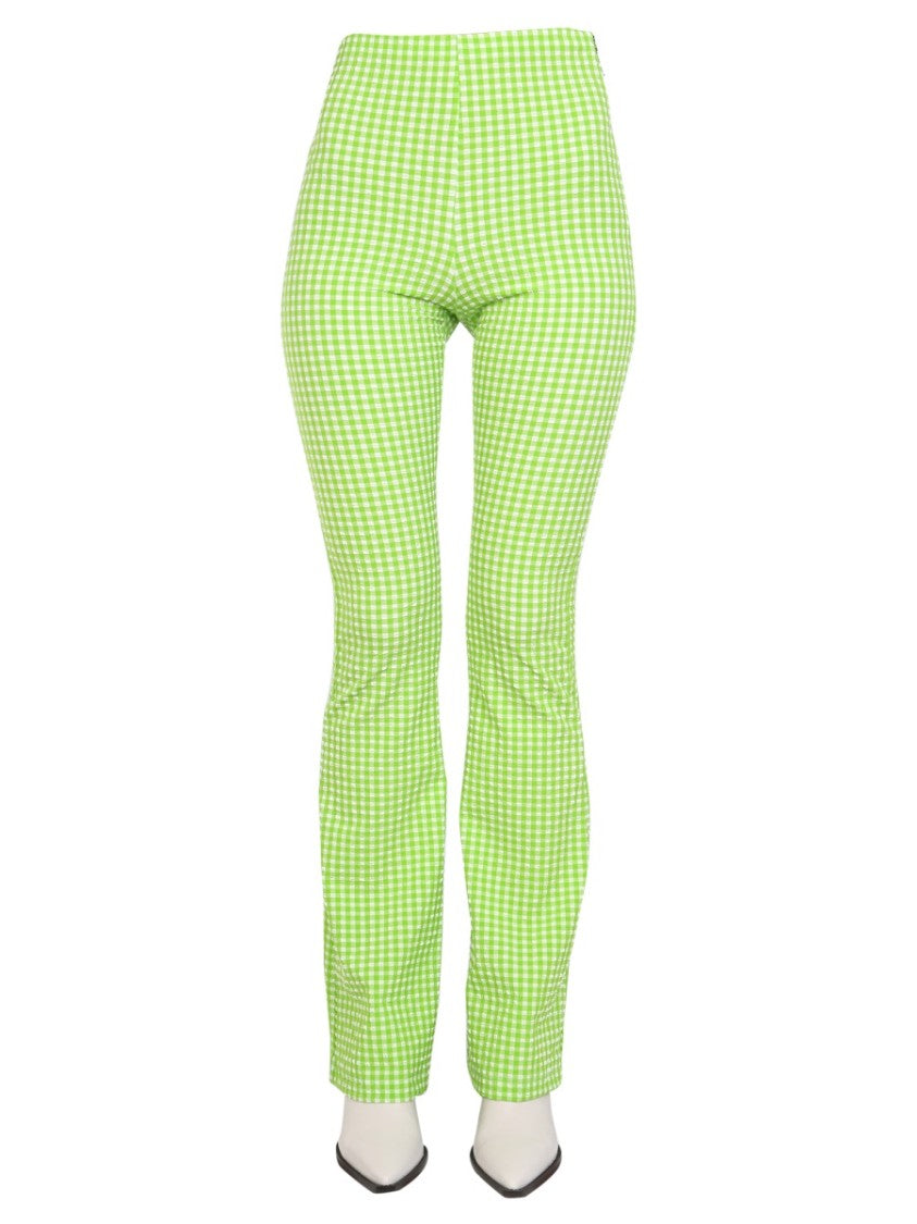 Msgm Plaid Pattern Pants