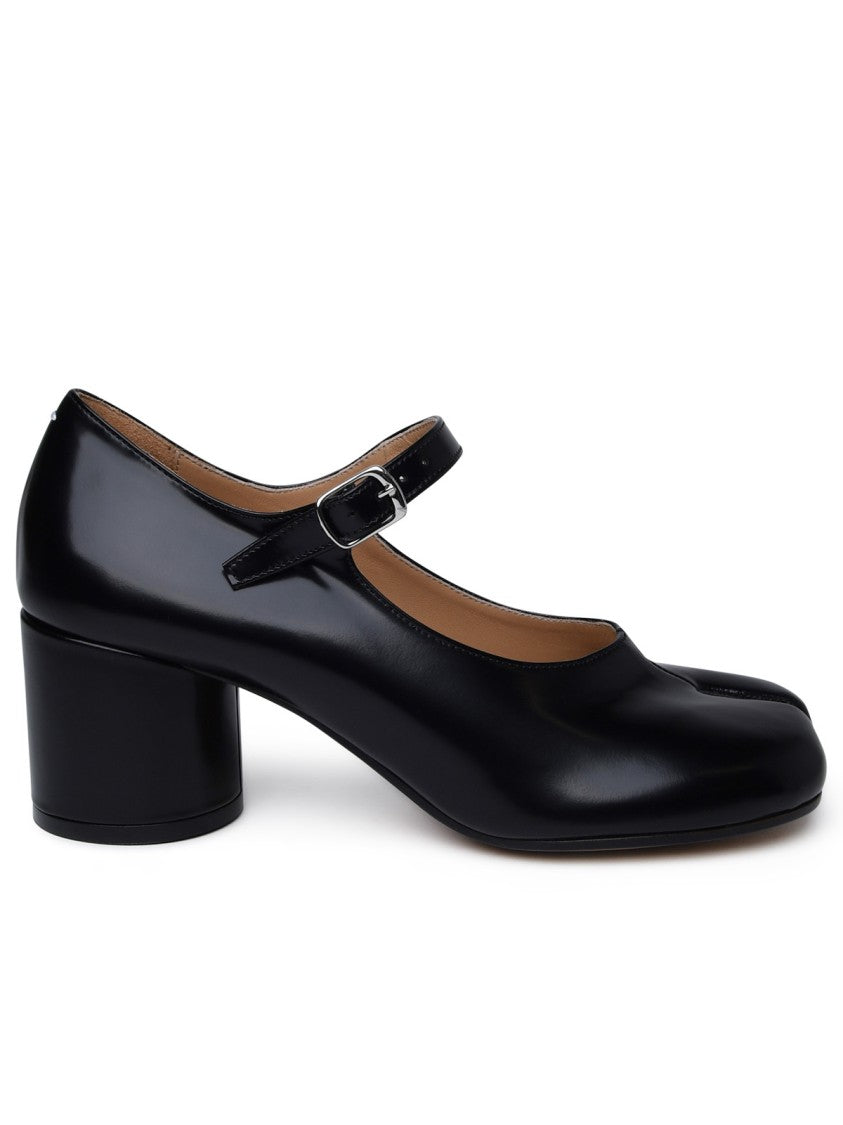 Maison Margiela Black Leather Pumps