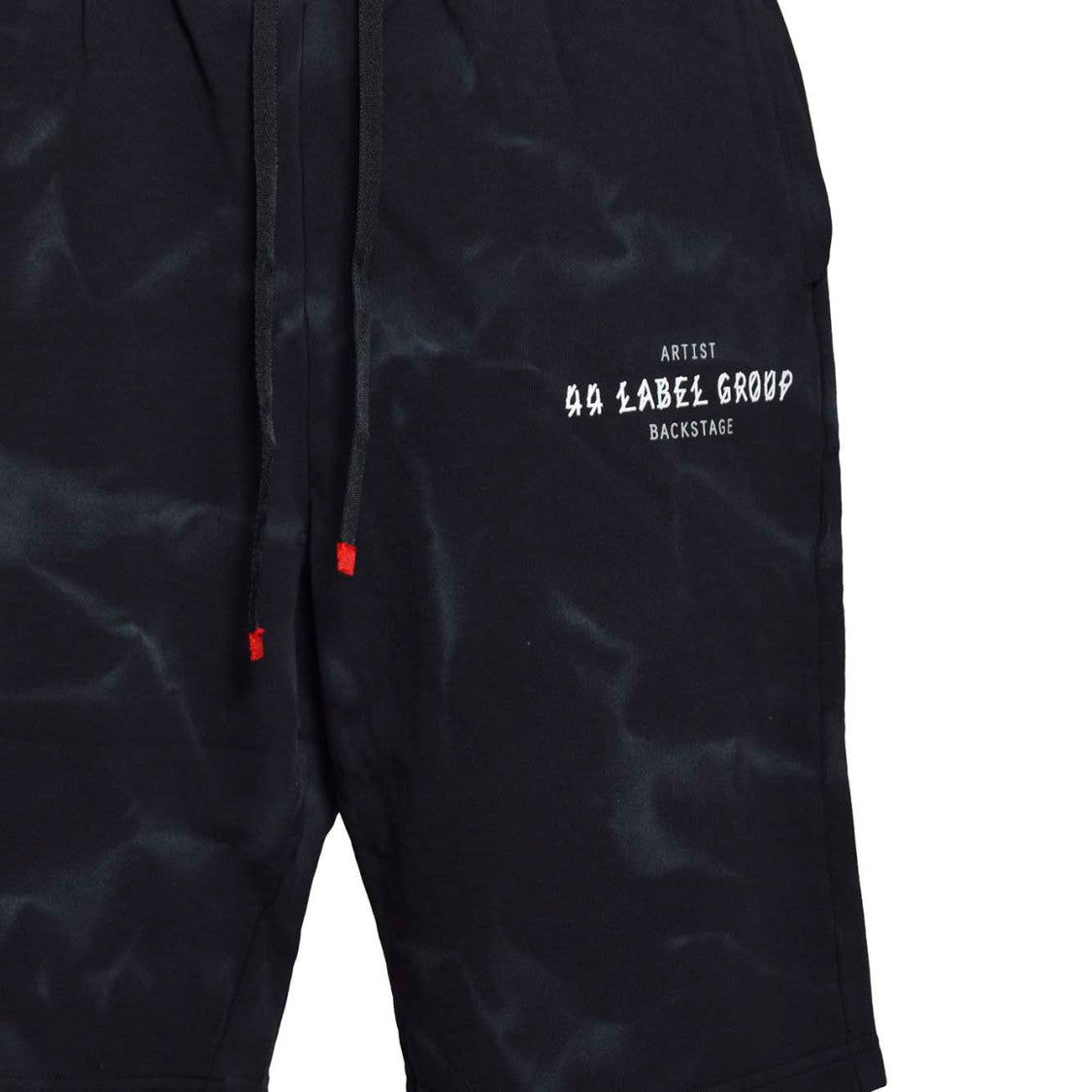 44 Label Group Smoke Bermuda Shorts In Black Cotton