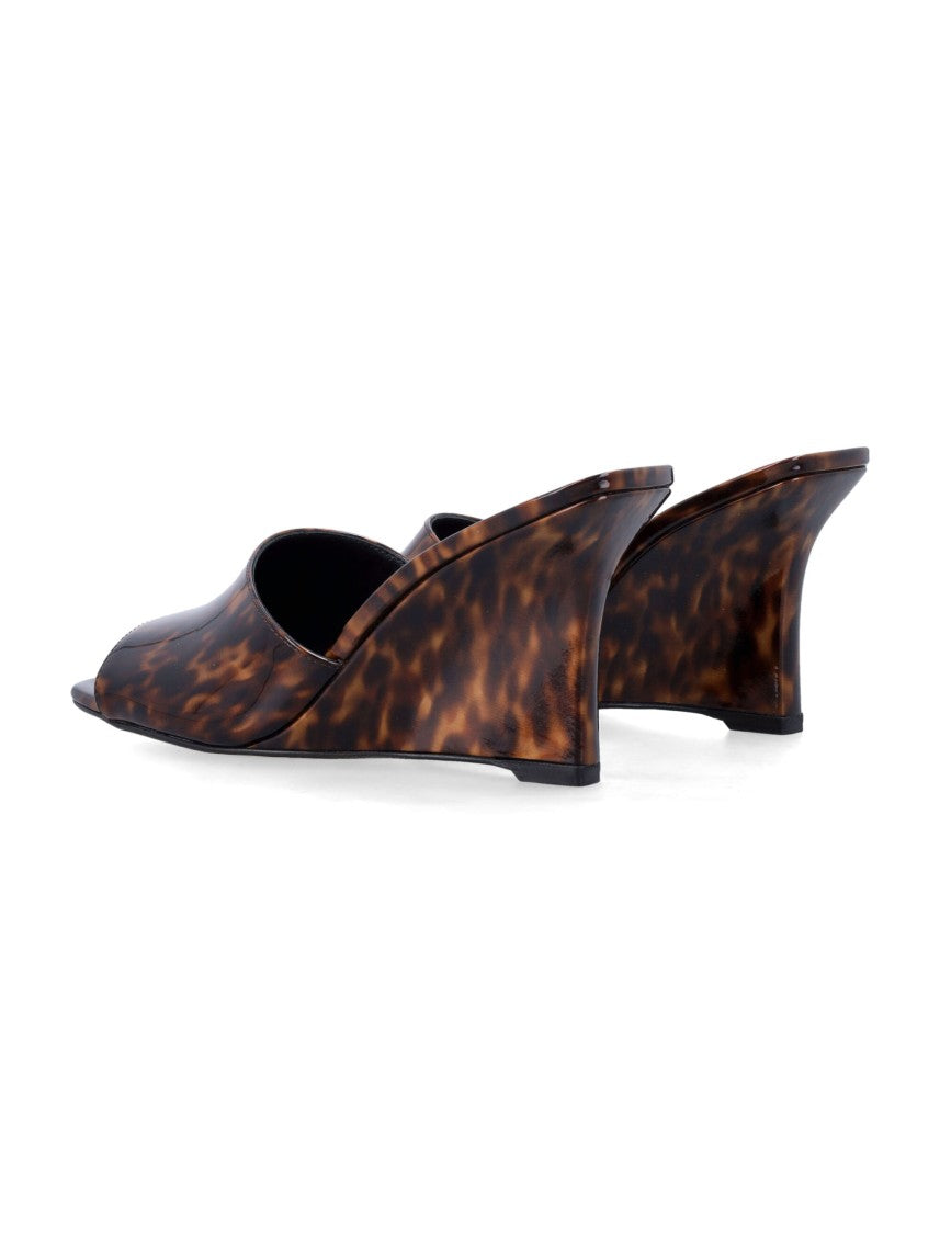Stuart Weitzman Vinnie Wedge Mule Sandals