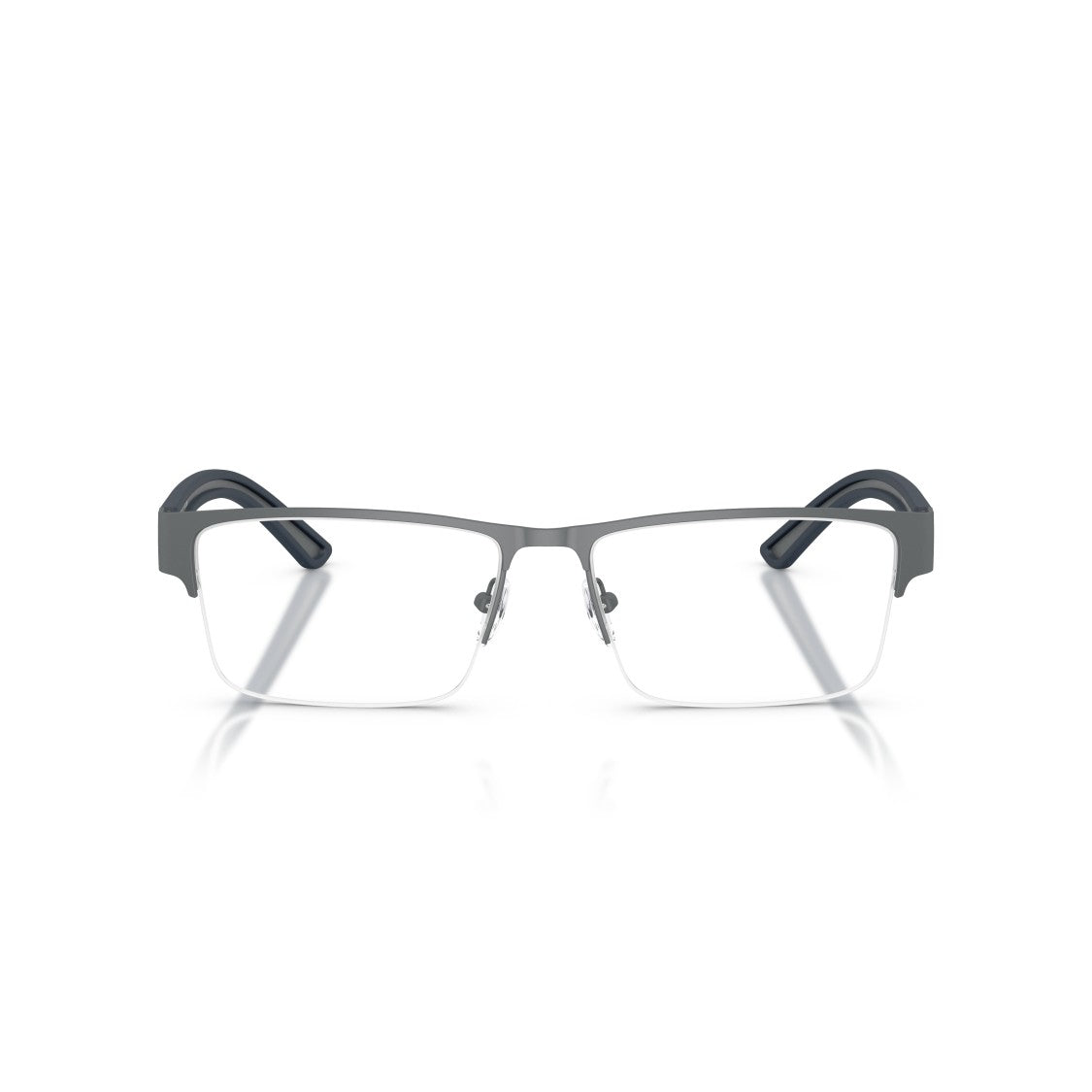 Emporio Armani 0Ea1182 Semi-Rimless Rectangular Eyeglasses With Matte Finish