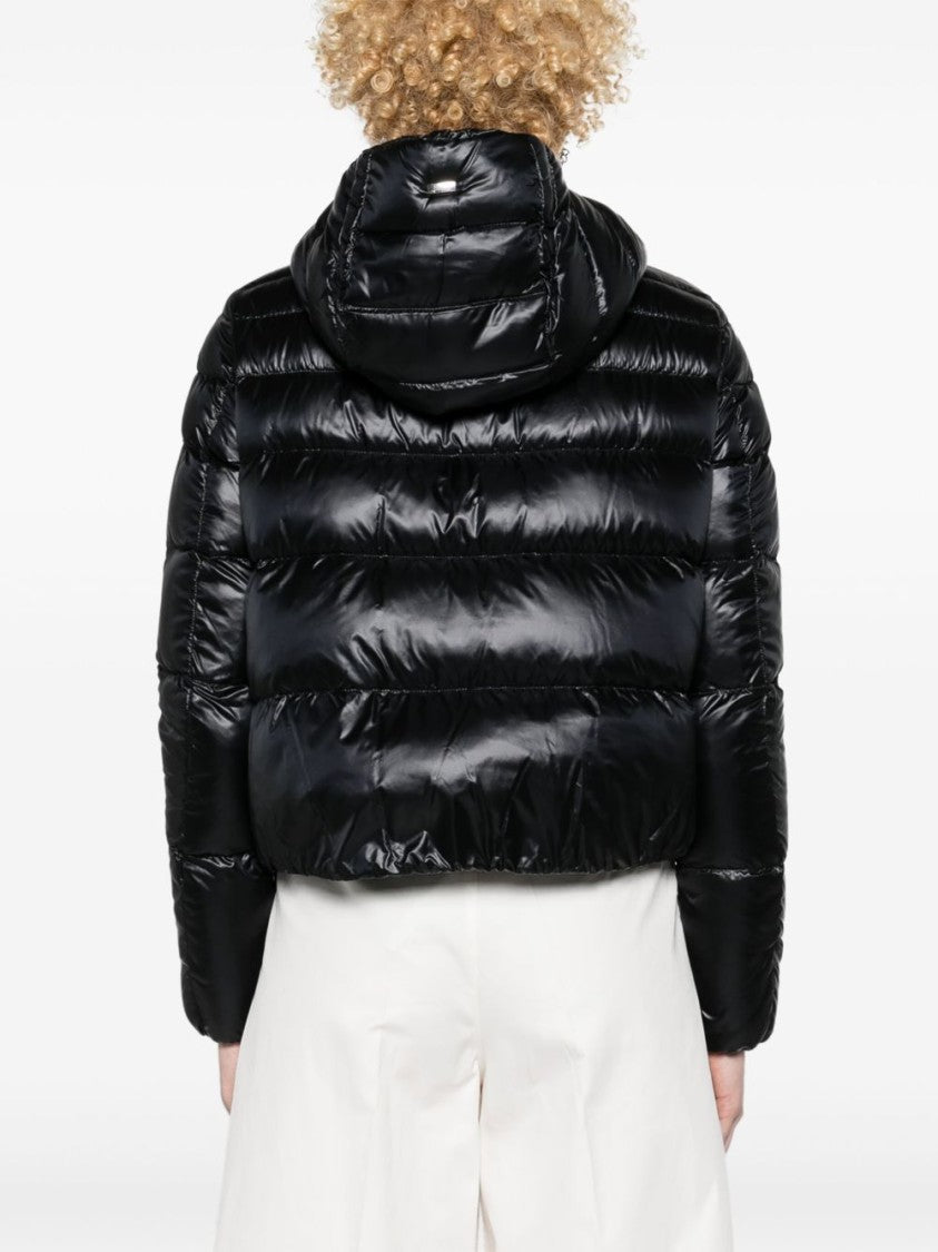 Herno Ultralight Quilted Bomber Jacket With Hood