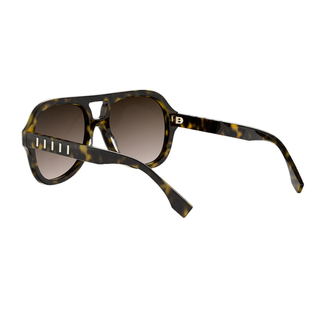 Fendi Havana Five Sisters Acetate Sunglasses