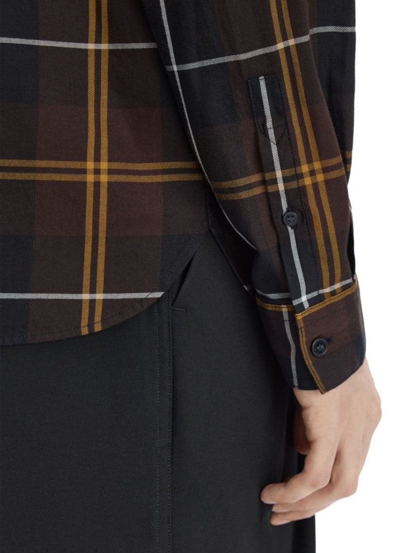 Fred Perry Camicia In Cotone Plaid Long-Sleeve Casual Shirt