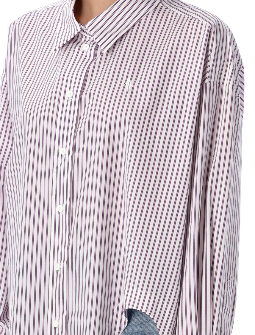 The Attico Diana Striped Shirt