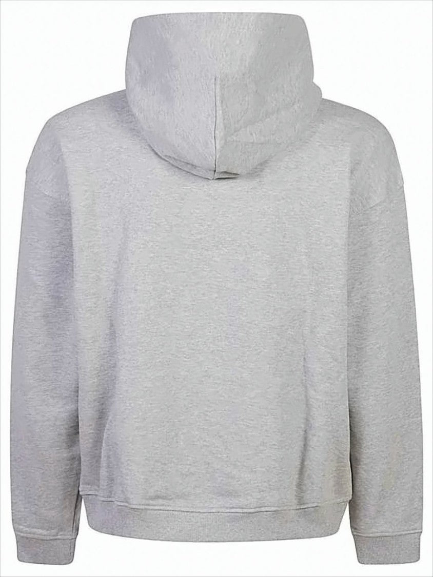 Diesel Light Grey Cotton Hoodie
