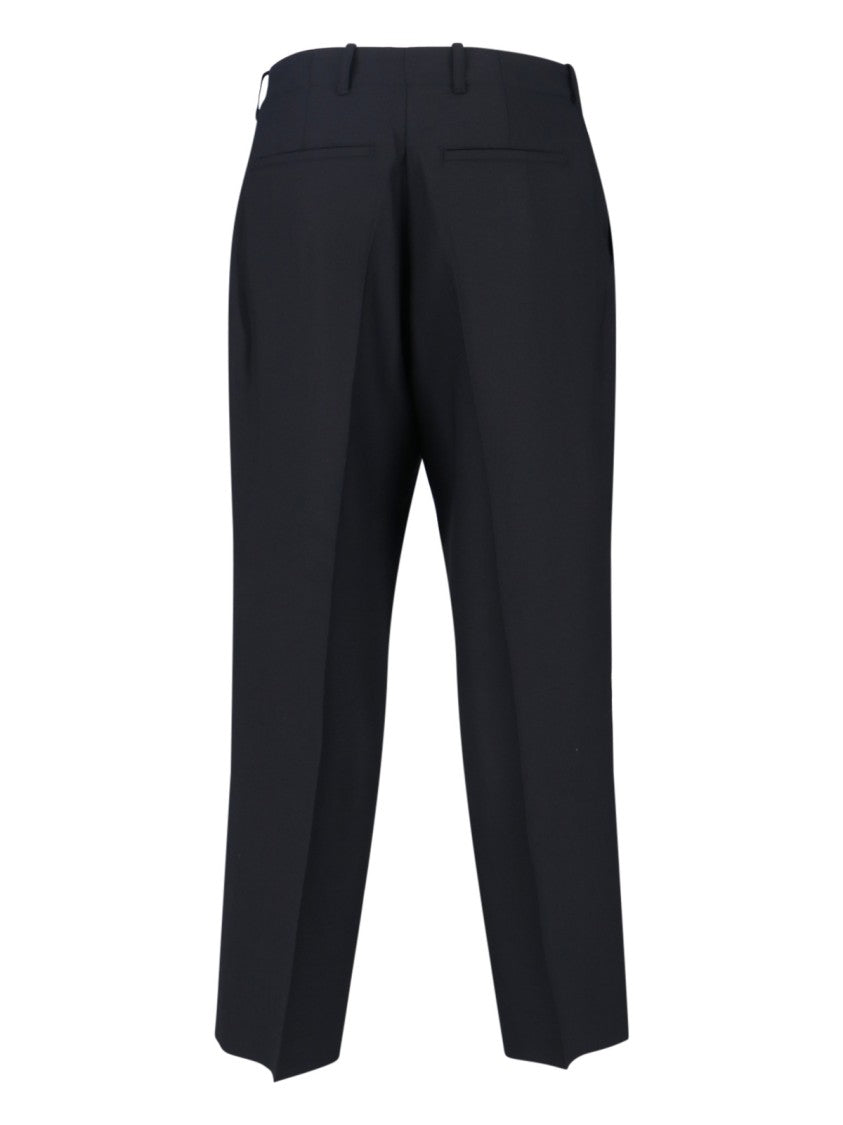 Our Legacy Tailored Black Trousers With Pleated Front And Minimalist Design
