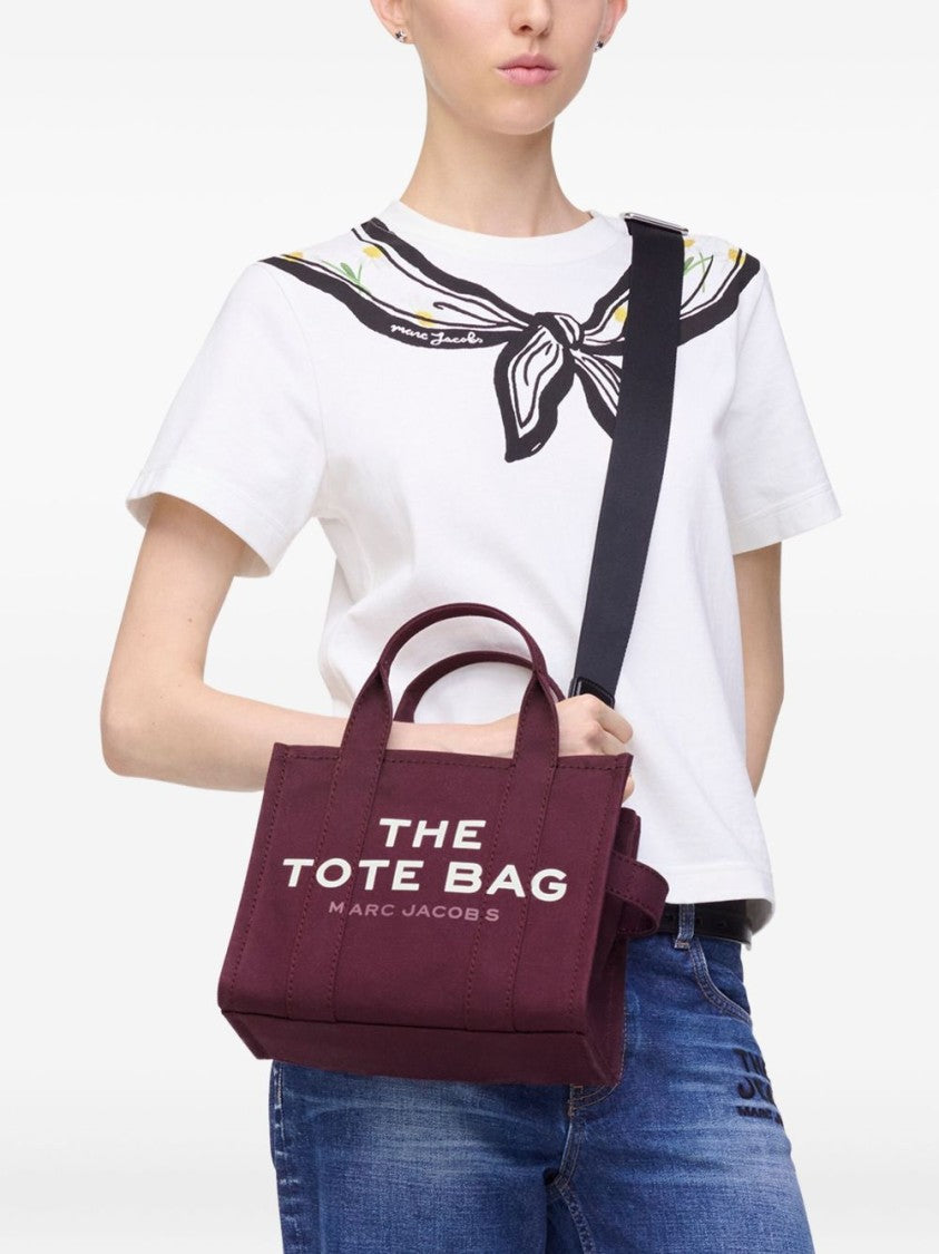 Marc Jacobs Deep Bordeaux Cotton Tote Bag