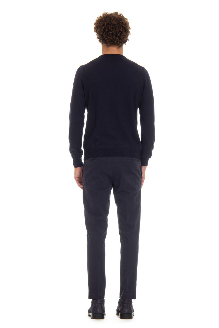 Barba Extrafin Virgin Wool Crewneck Sweater