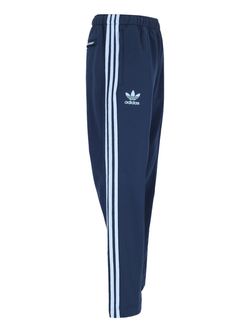 Adidas X Wales Bonner Track Pants In Blue Fabric