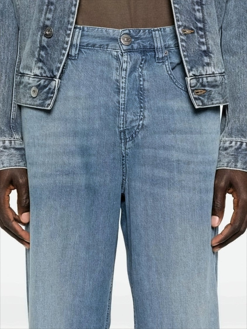 Diesel Relaxed Fit Straight-Leg Denim Pants