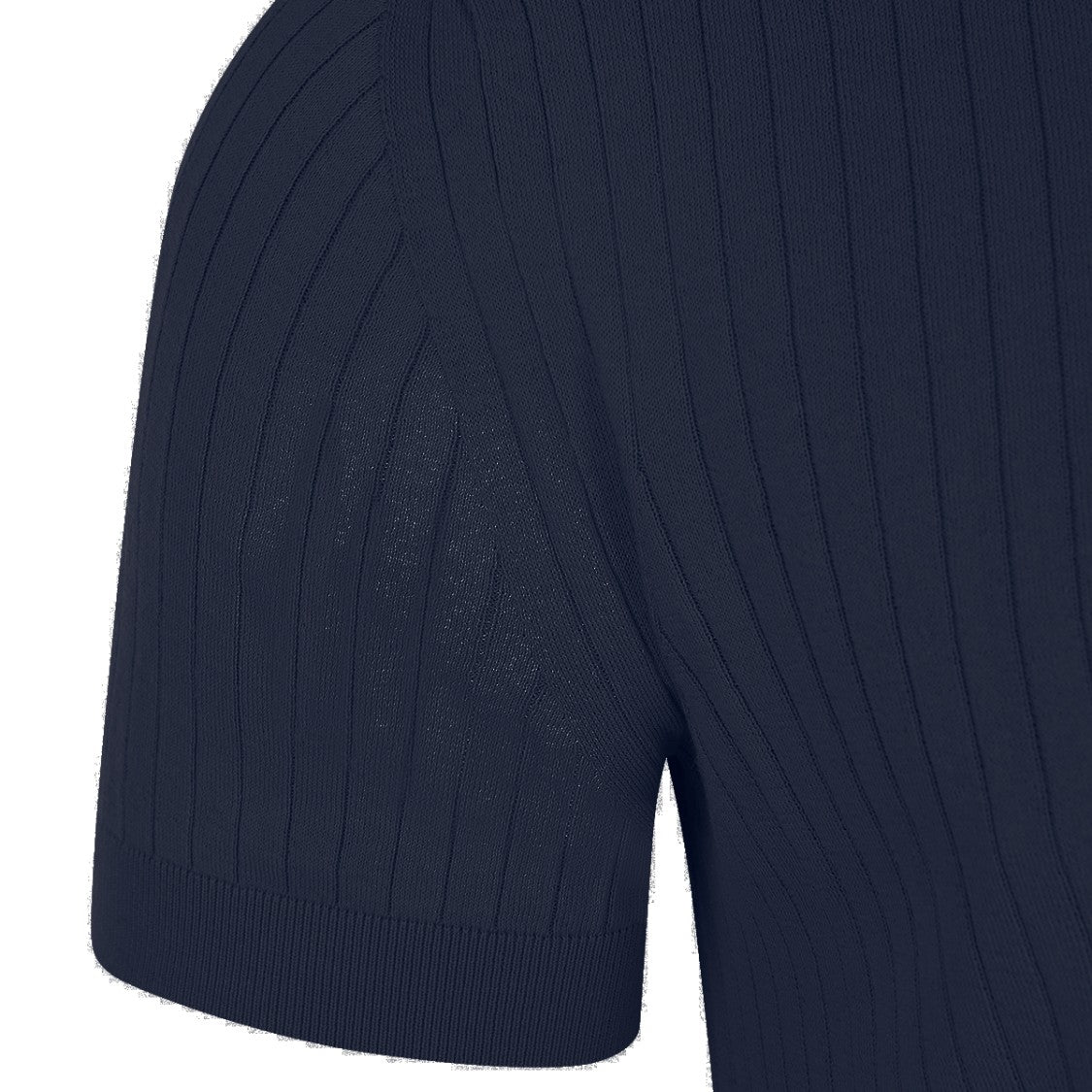Malo Ribbed Texture Polo Shirt With Classic Collar