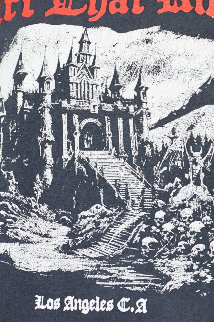 Gallery Dept. Faded Black Graphic Print T-Shirt