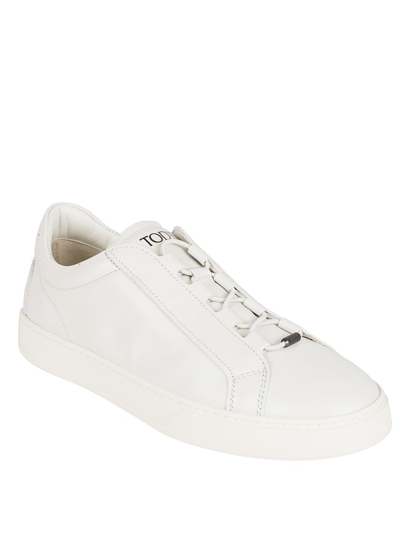 Tod's Calfskin Sneakers With Design