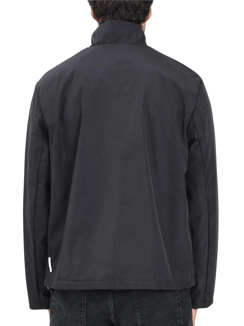 Armani Exchange Black Quilted Polyester Jacket
