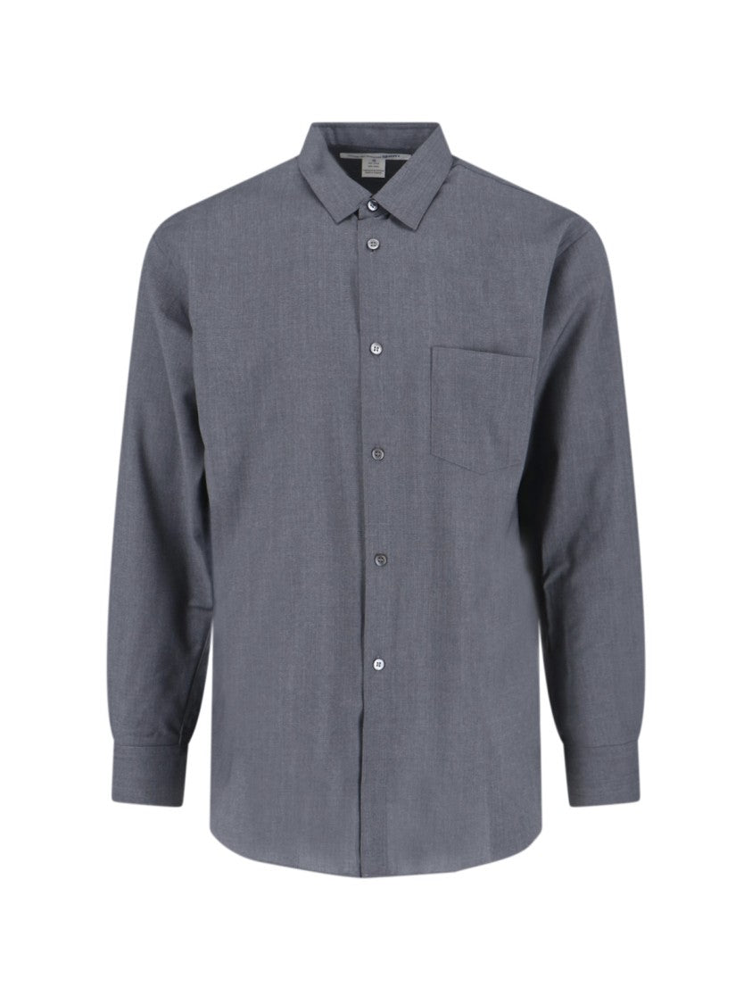 Comme Des Garçons Classic Wool Shirt – Grey