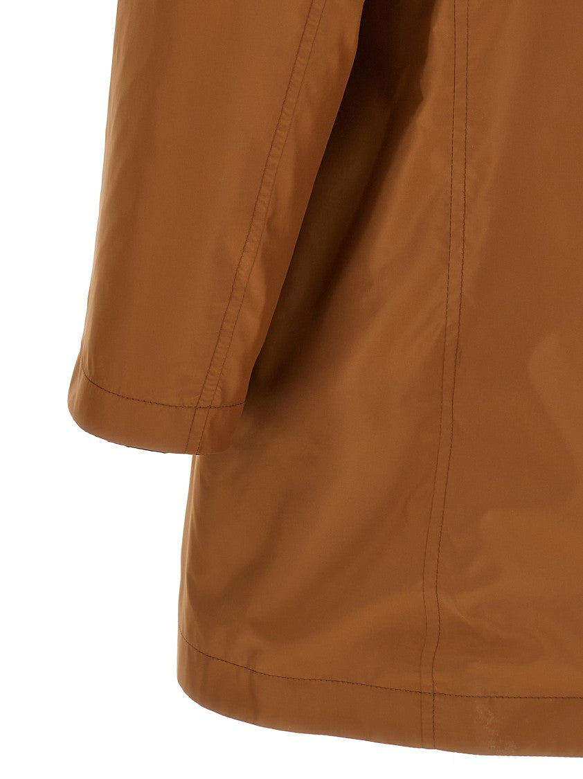 Pal Zileri Reversible Car Coat In Lightweight Technical Fabric