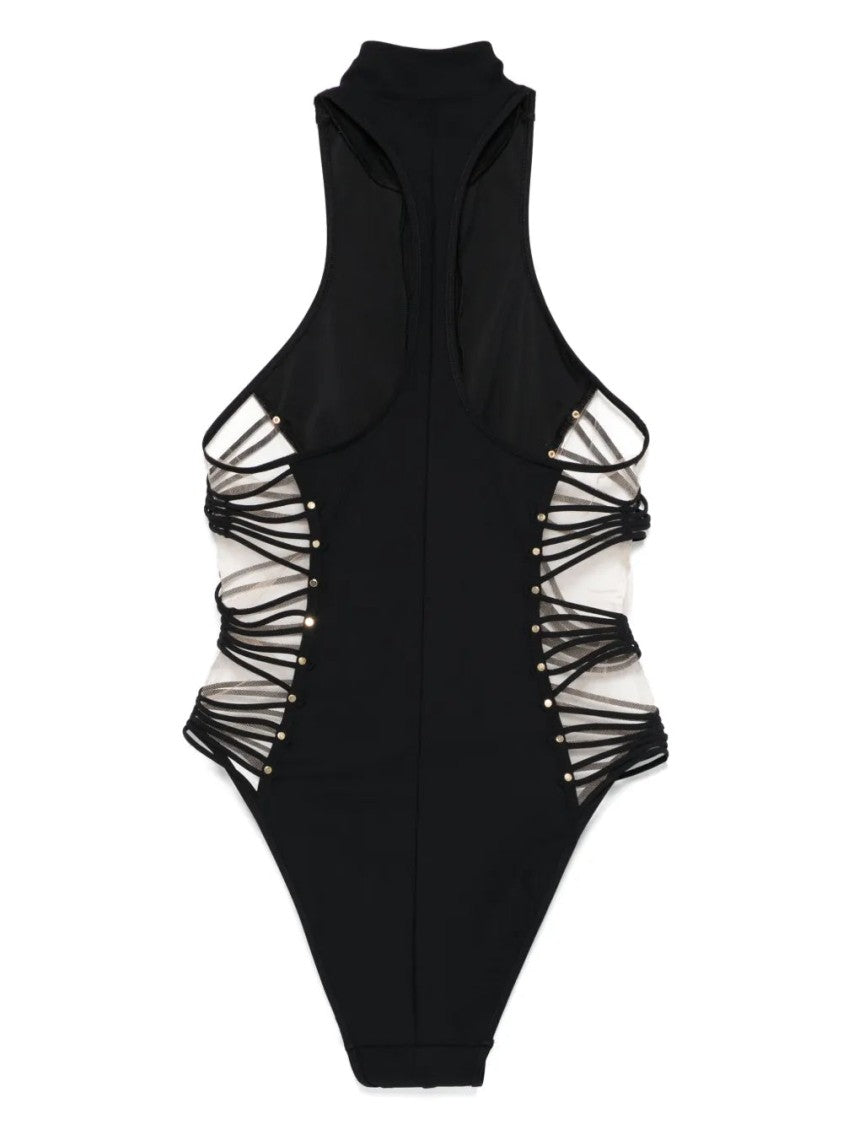 Agent Provocateur Black One-Piece Swimsuit With Strappy Cutouts