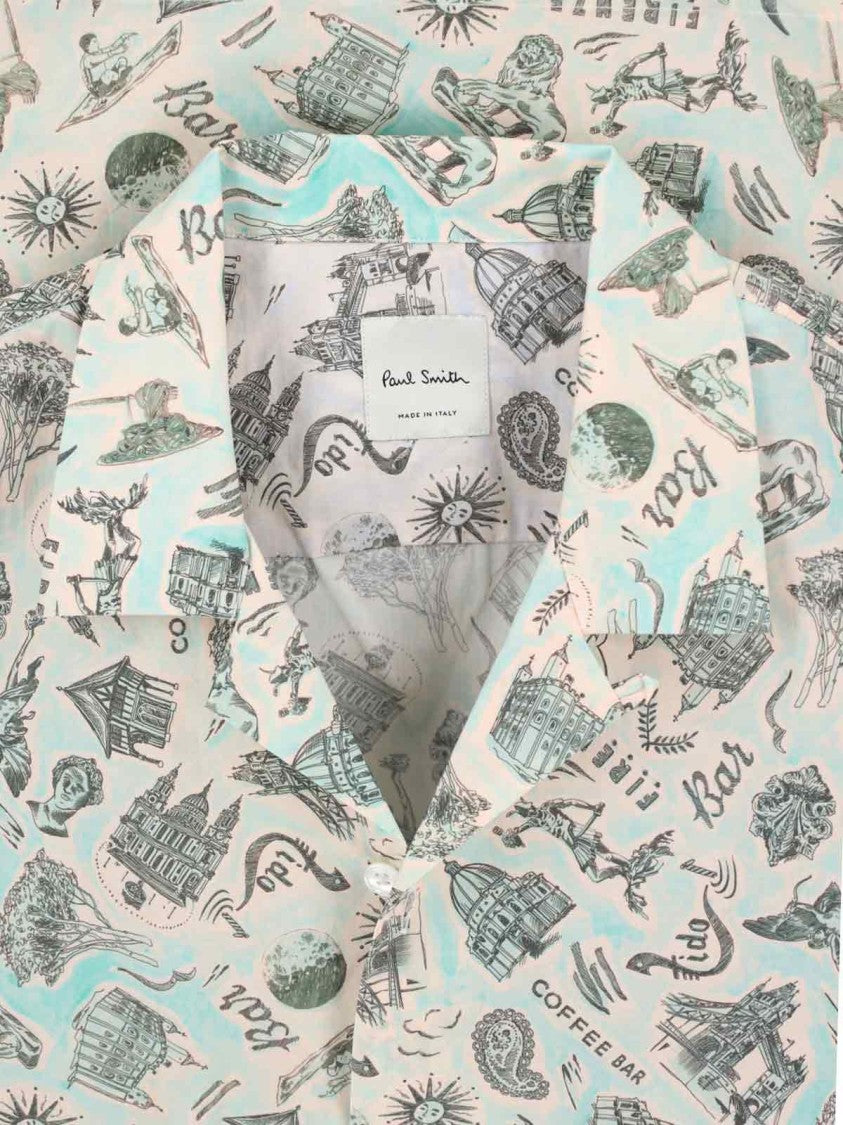 Paul Smith "Souvenir" Shirt – Aqua Green
