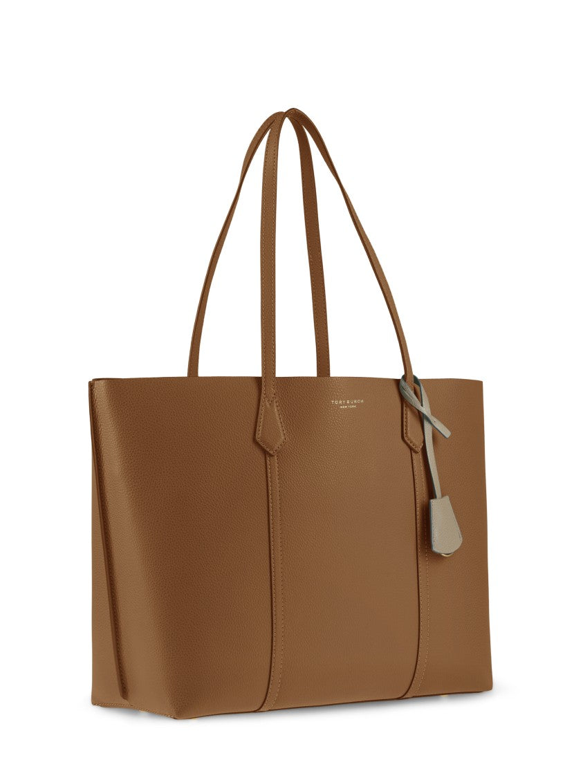 Tory Burch Triple-Compartment Tote With Textured Exterior And Design