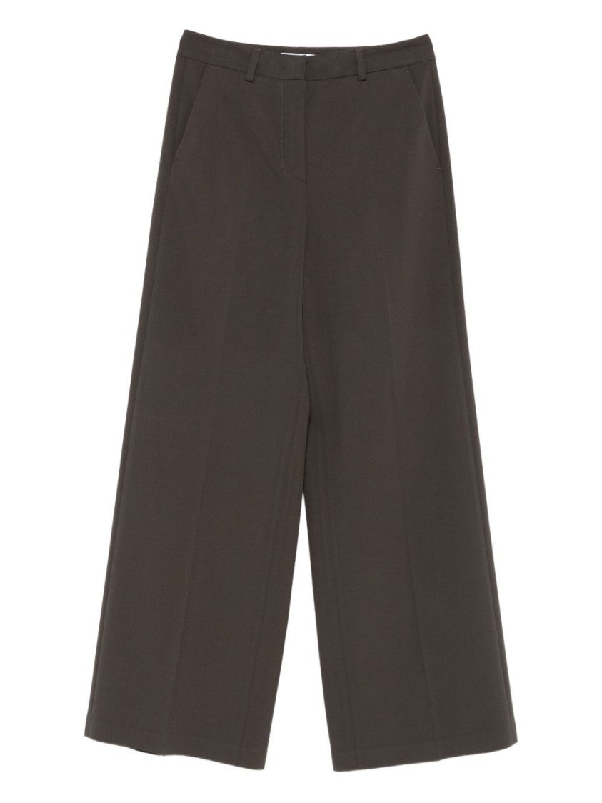 Blugirl Tailored Wide-Leg Cropped Pants