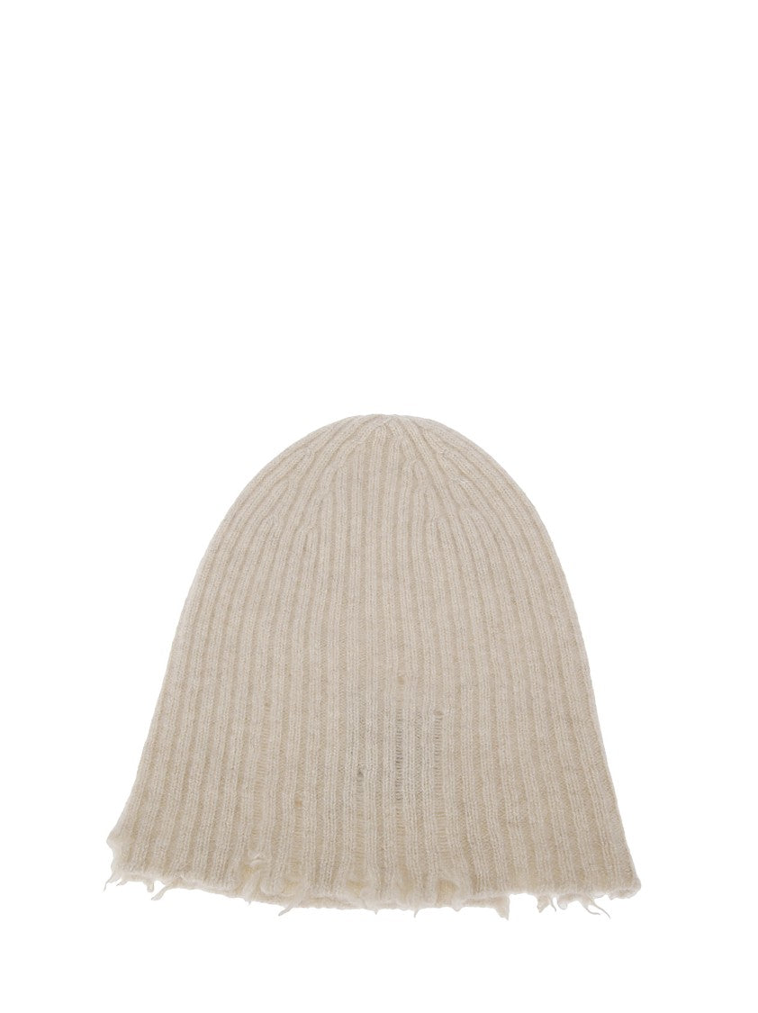 Uma Wang Ribbed Knit Cashmere Hat