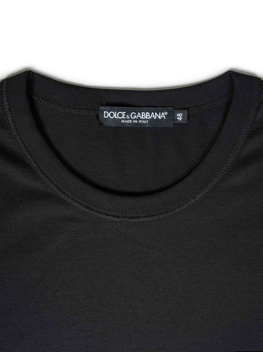 Dolce & Gabbana Short-Sleeve Black T-Shirt