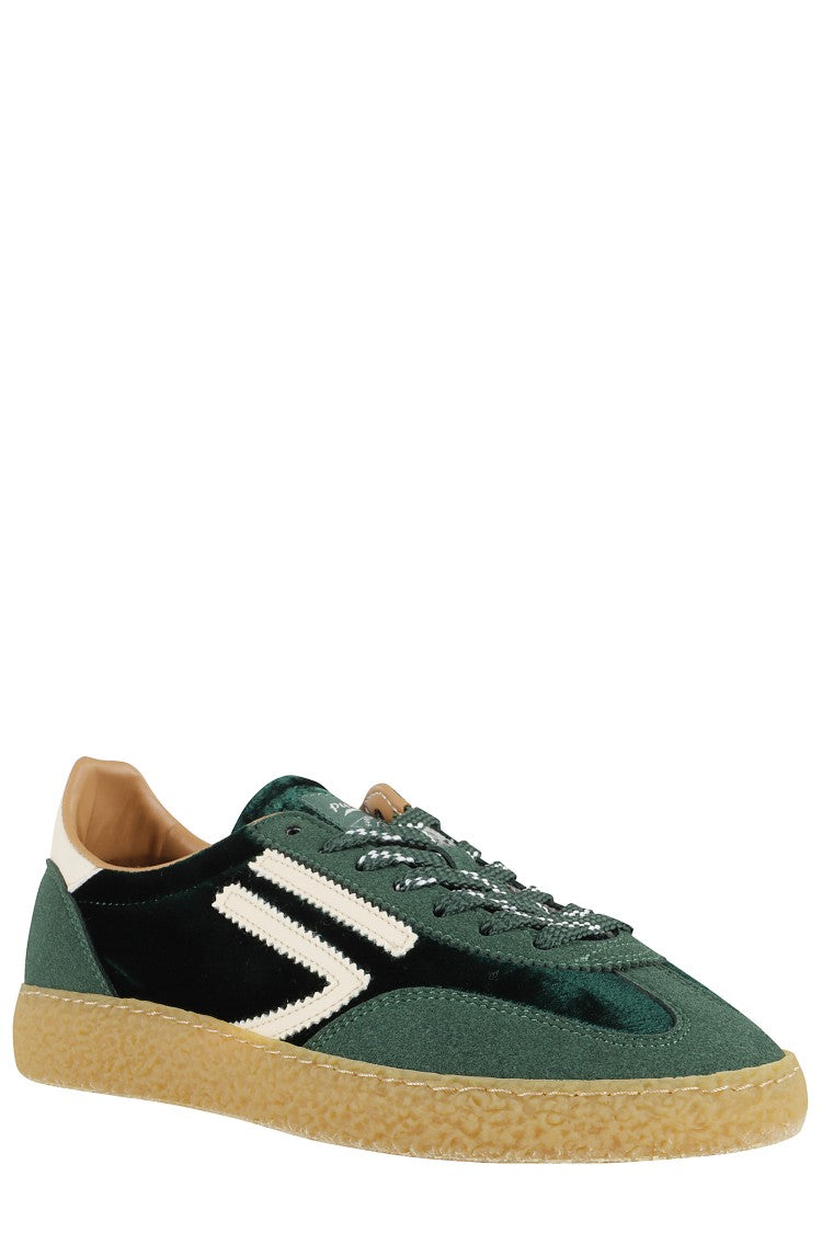 Puraai Peppermint Low-Profile Sneakers With Suede