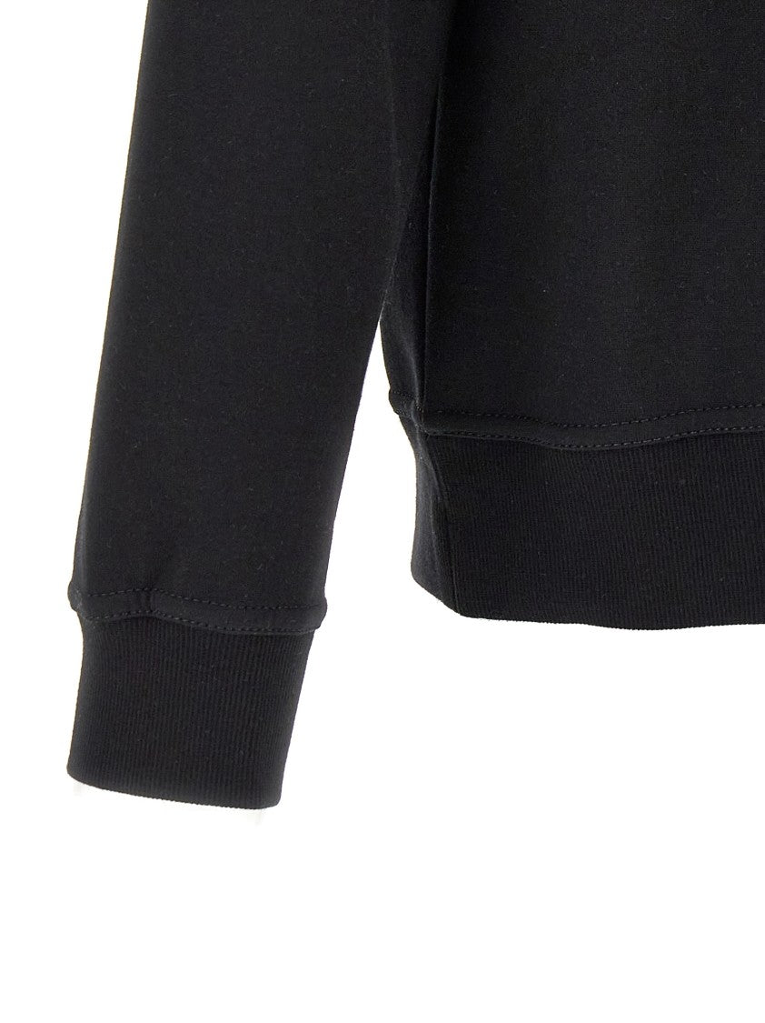 Brunello Cucinelli Black Zip Hoodie With Cashmere And Silk Blend