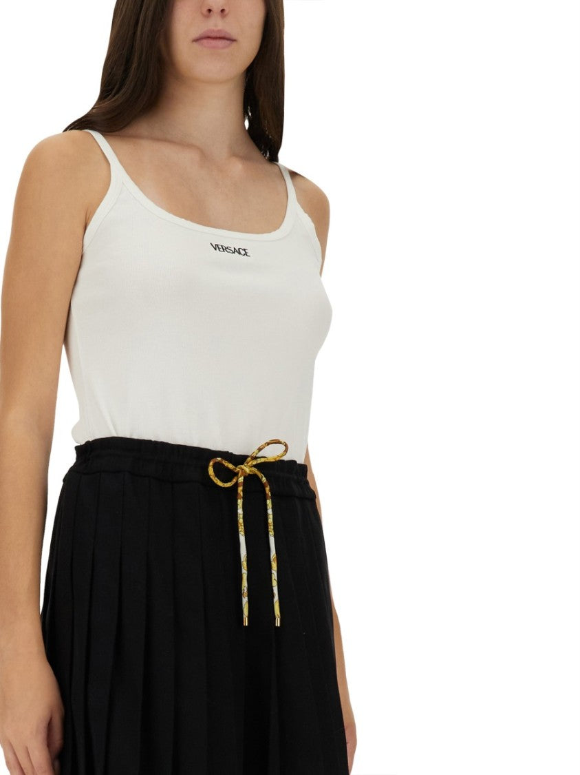 Versace Sleeveless Fitted Top